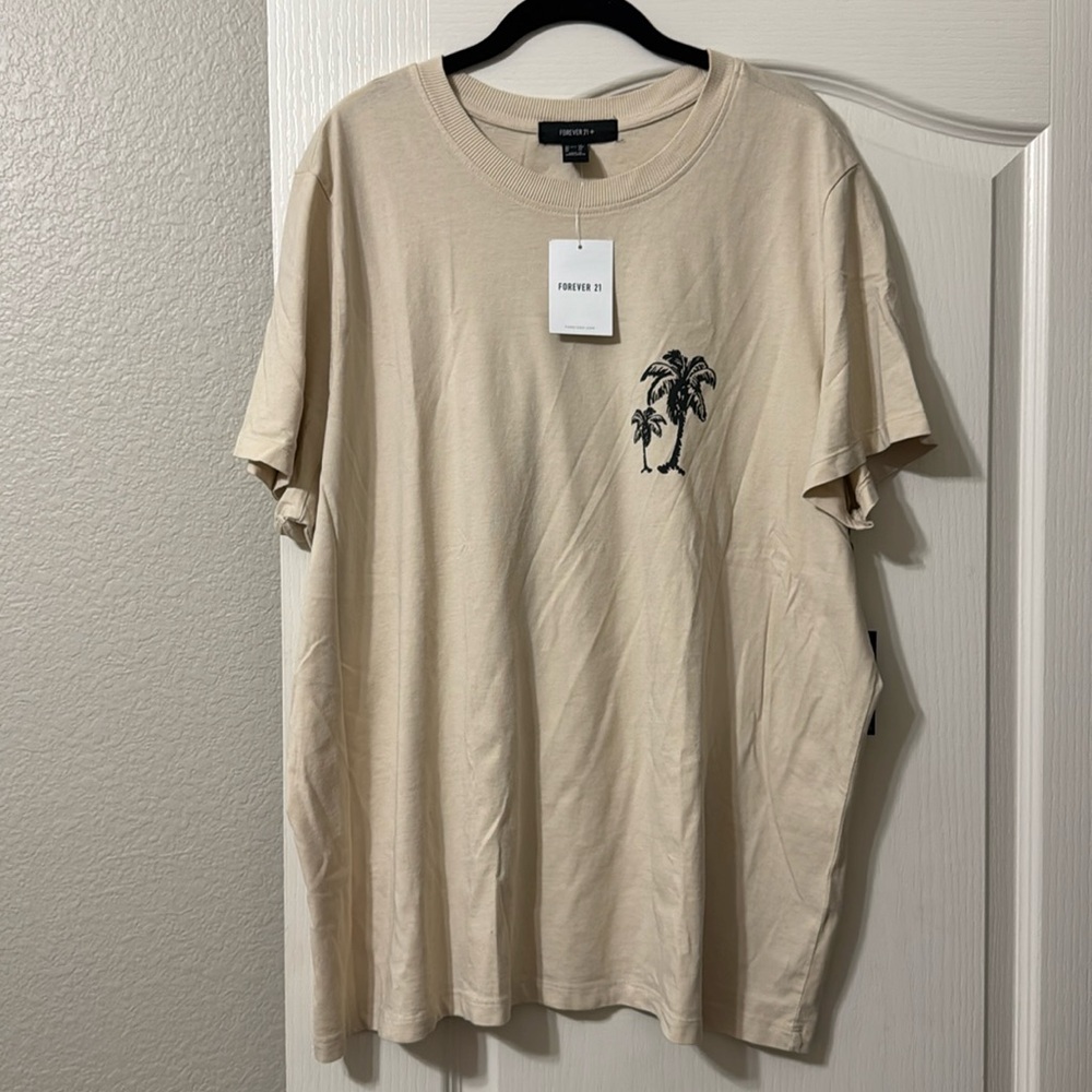Forever21 2X Palm Springs graphic tshirt NWT